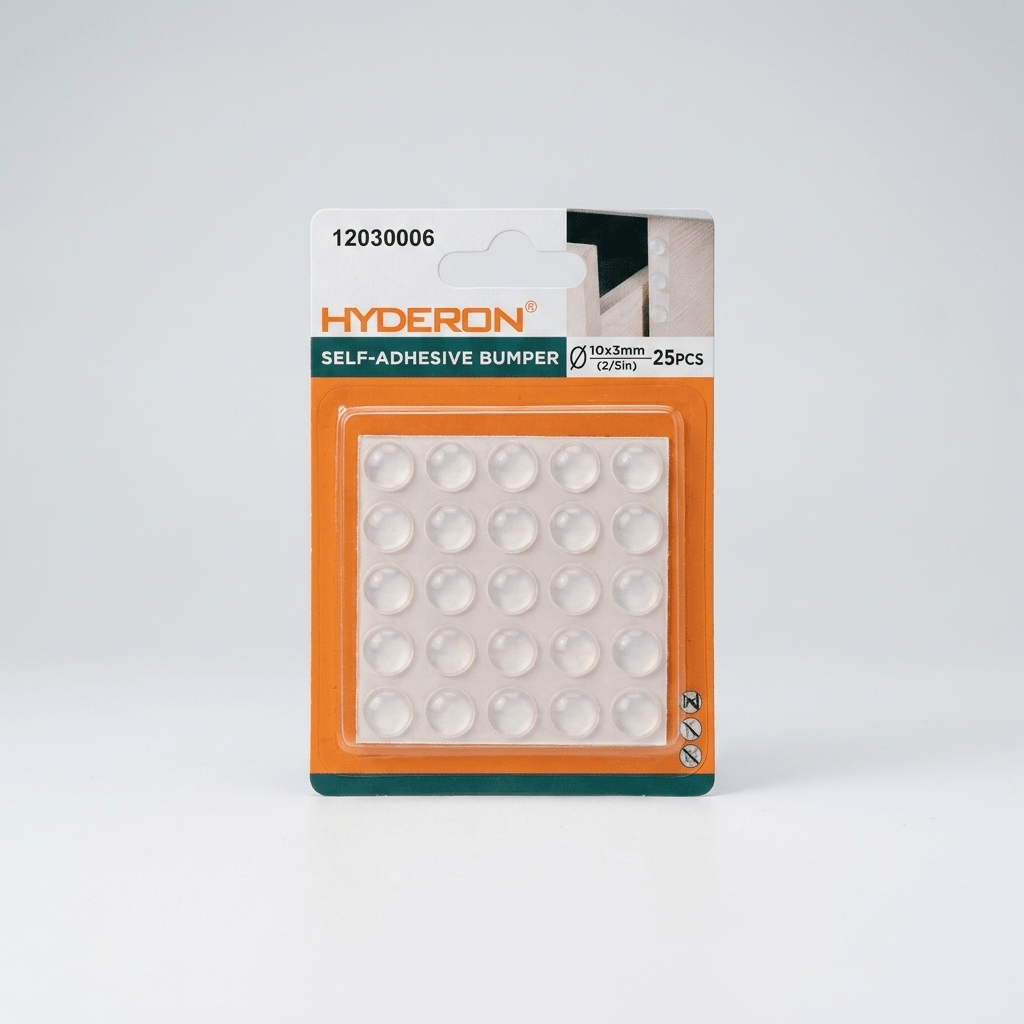 Hyderon — Lot de 25 Butées Adhésives Transparentes Antichoc 10×3 mm - Librairie Oxford City