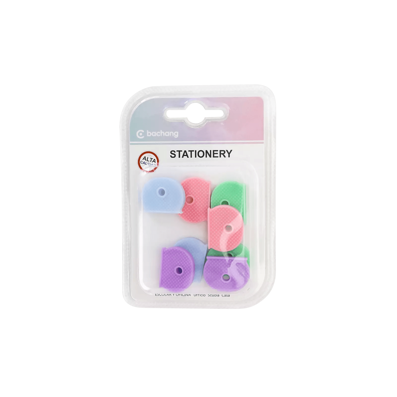 Capuchons Colorés pour Clés Bachang – Lot de 6 (Pastel ou Assortis) - Librairie Oxford City