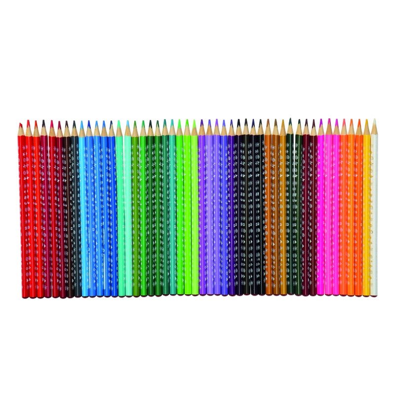 Crayons de Couleur Triangulaires 48 Couleurs Keyroad - Librairie Oxford City