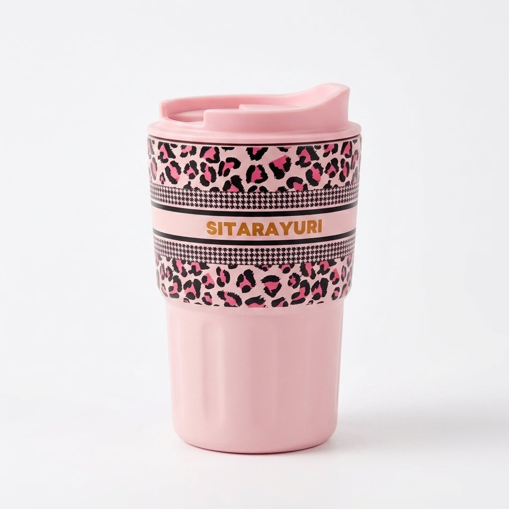 Mug Thermos Inox Sitarayuri – Tasse Café Isotherme Design Imprimé | Oxford City - Librairie Oxford City