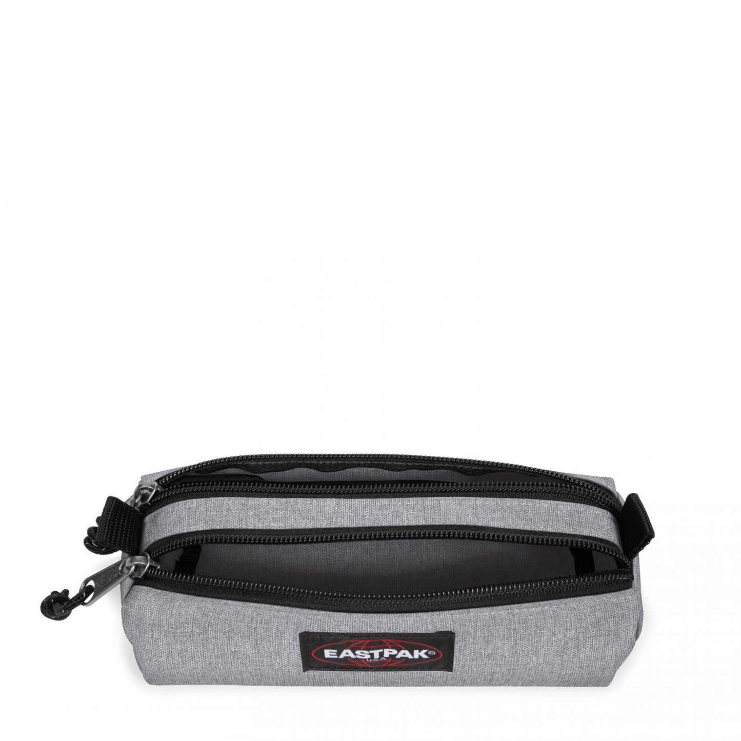 Eastpak Double Benchmark — Trousse Double Compartiment Gris/Noir