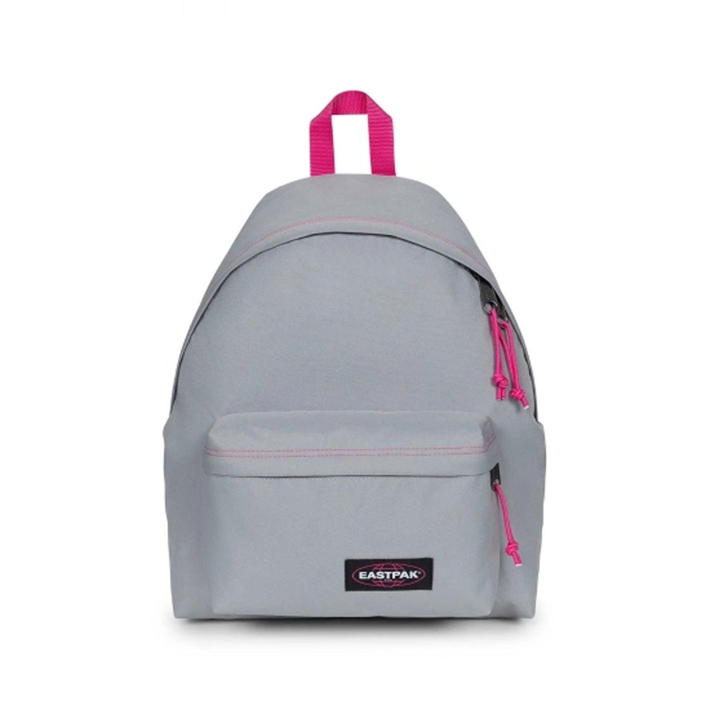 Sac à dos Eastpak B0S coloris gris et rose, vue de face