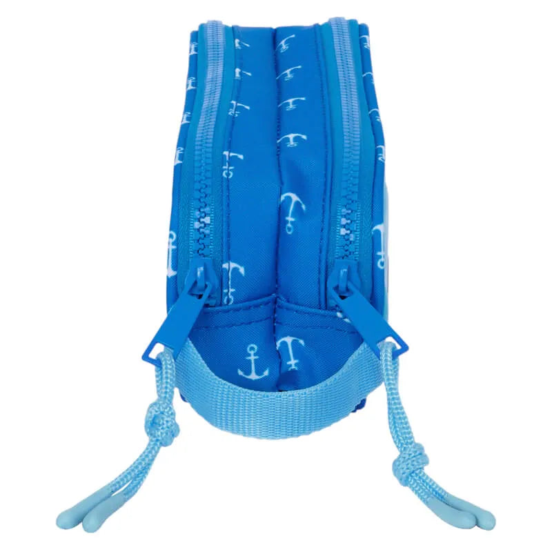 Trousse Safta Donald Duck 2 Zips — Bleue & Jaune