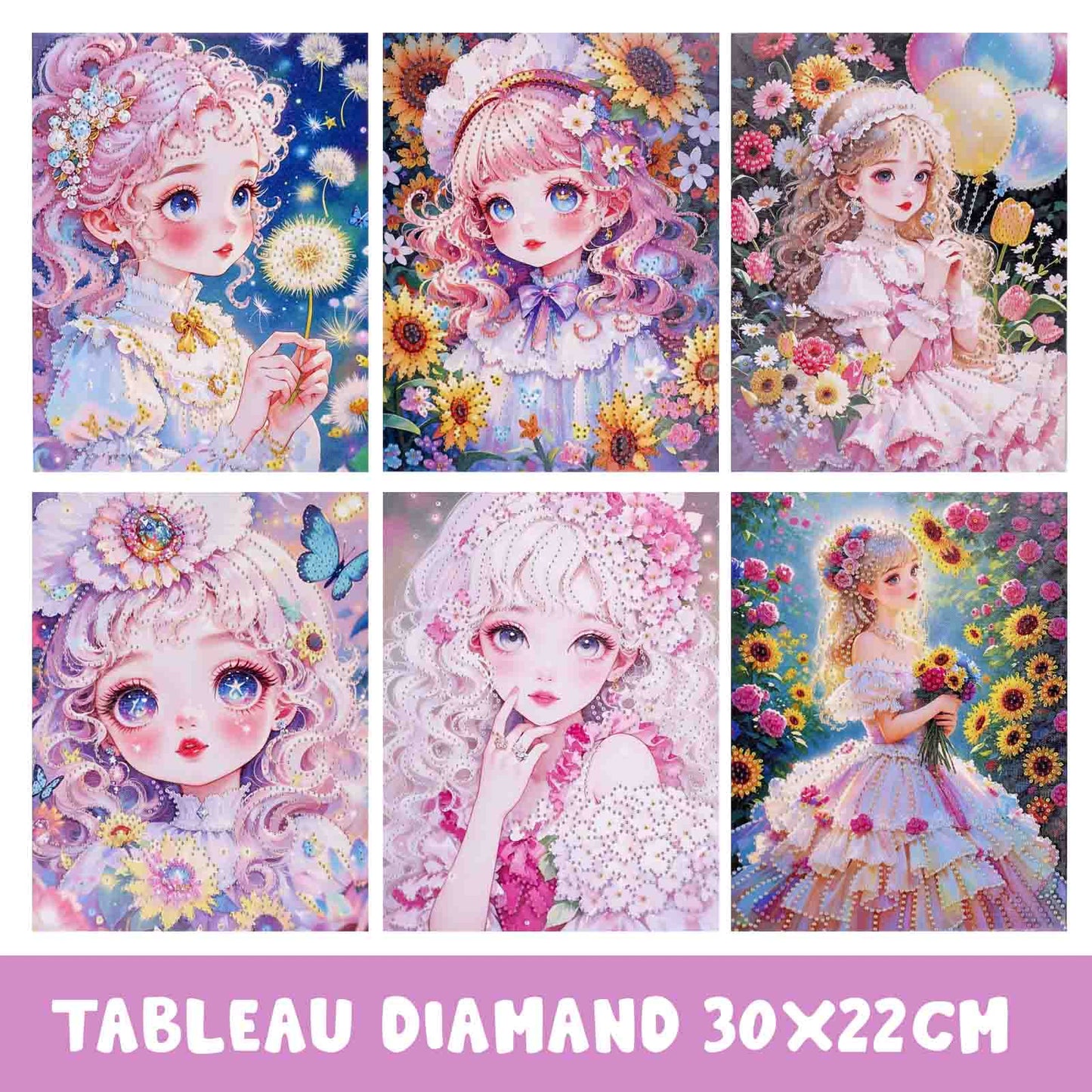 Tableau Diamand 30x22cm