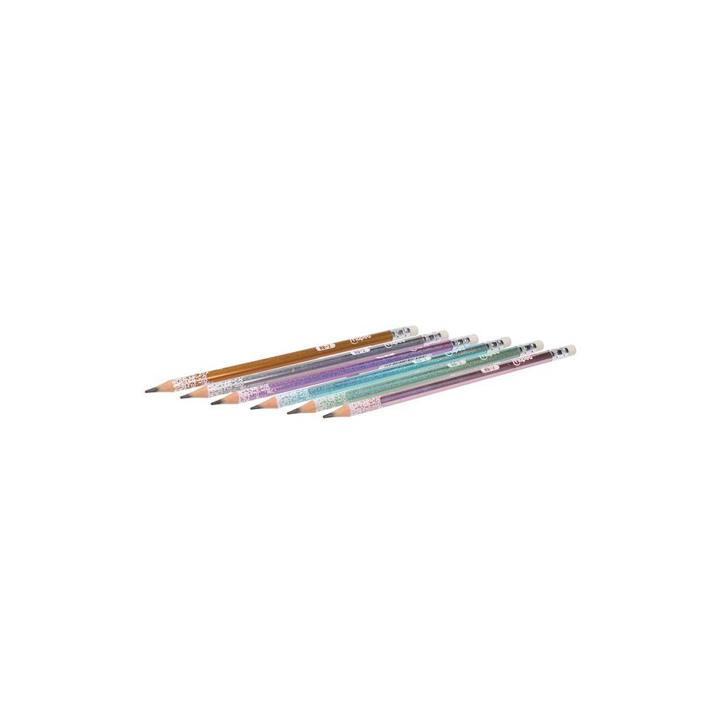 MAPED GRAPHITE PENCILS GLITTER DECO HB - Librairie Oxford City