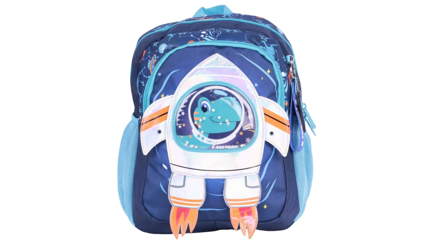 JasmineStar - Cartable Dinosaure Enfant Bleu & Orange - Librairie Oxford City