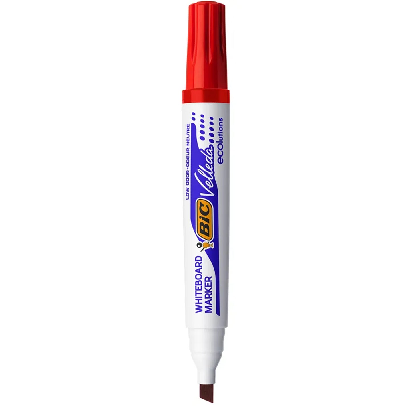 Marqueurs pour tableau blanc effaçables à sec BIC Velleda 1751 ECOlutions, pointe biseautée moyenne - Librairie Oxford City