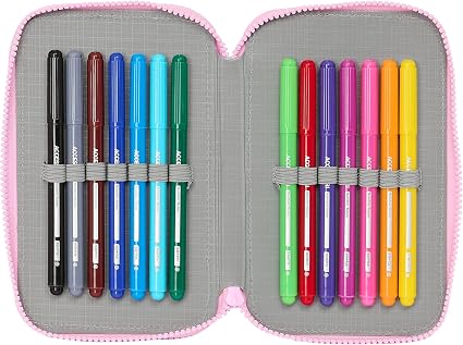 Trousse Plate Munich 28 Pièces — Bleu & Rose