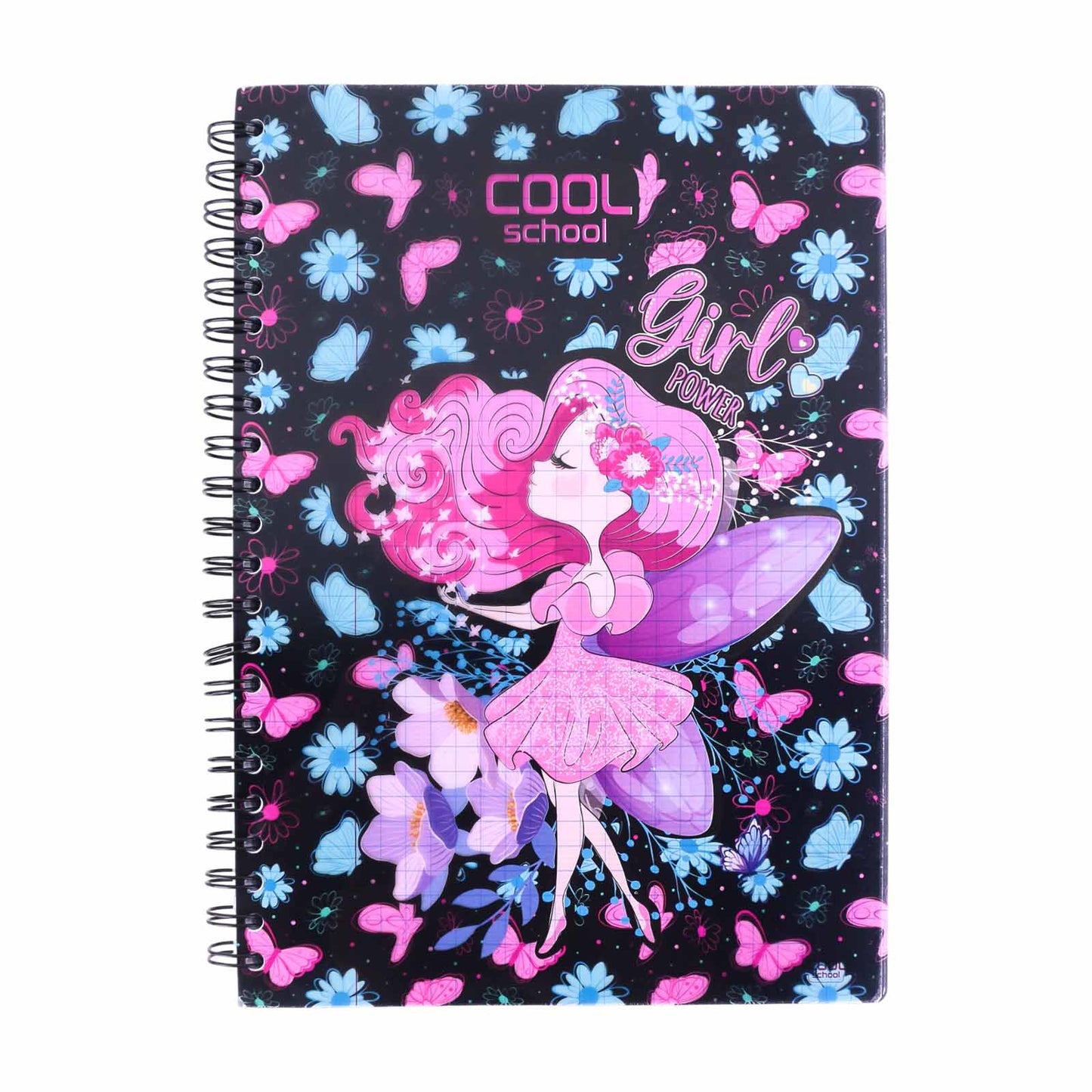 Cool School - Cahier à Spirale 200 Pages Grand Format 70g - Librairie Oxford City