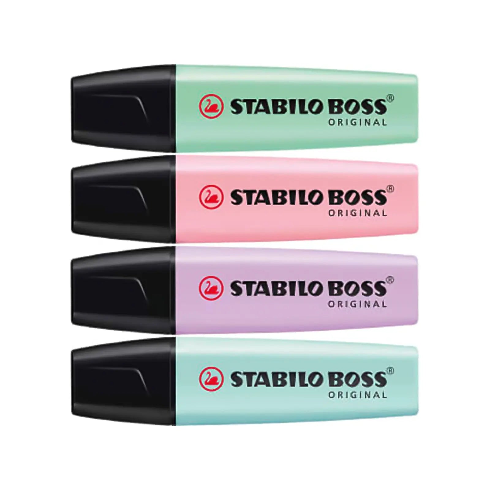 🌈 STABILO BOSS ORIGINAL – Pochette Pastel Dream (x4) 💗💜💚💛 - Librairie Oxford City