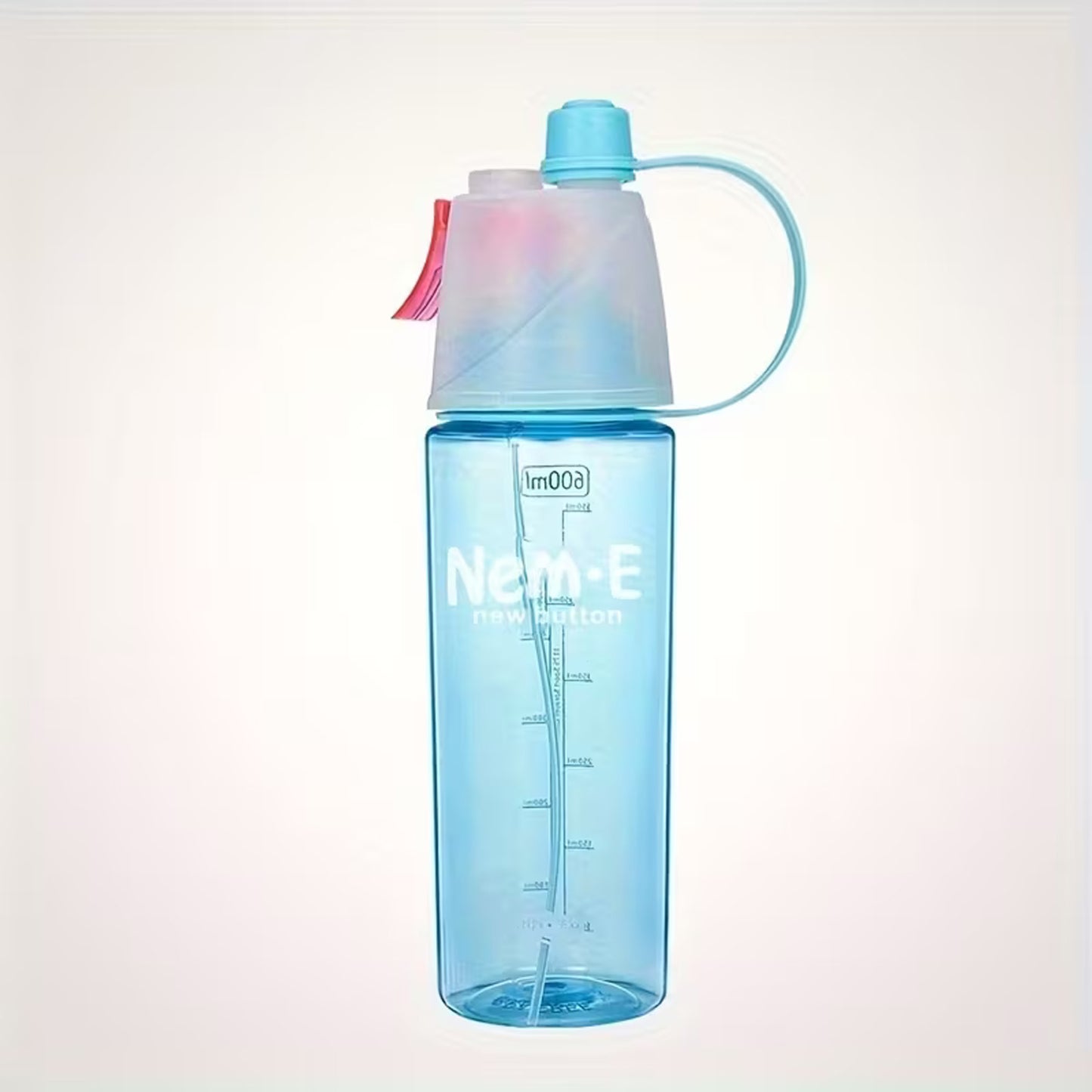 Nem•E - Gourde avec Spray et Paille 600ml