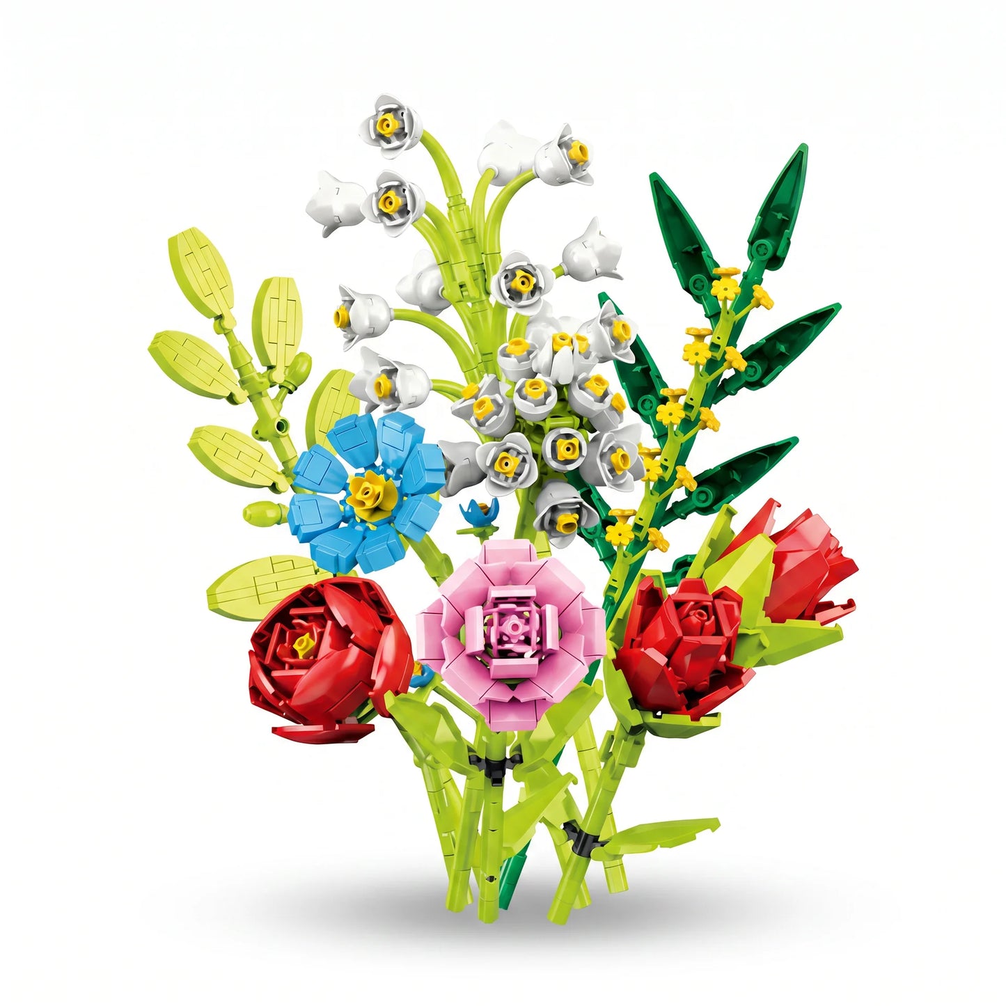 Orchidée en Briques – Flower Building Block Zuanma (Réf. 087B / 087D) - Librairie Oxford City