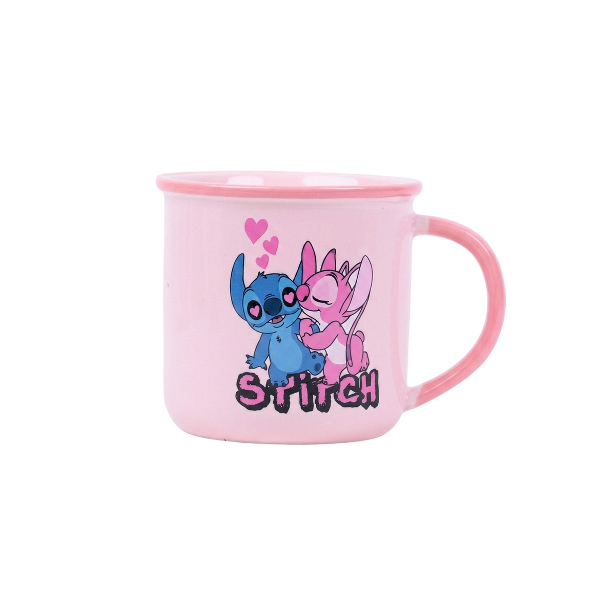 Mug en Céramique Stitch — Rose