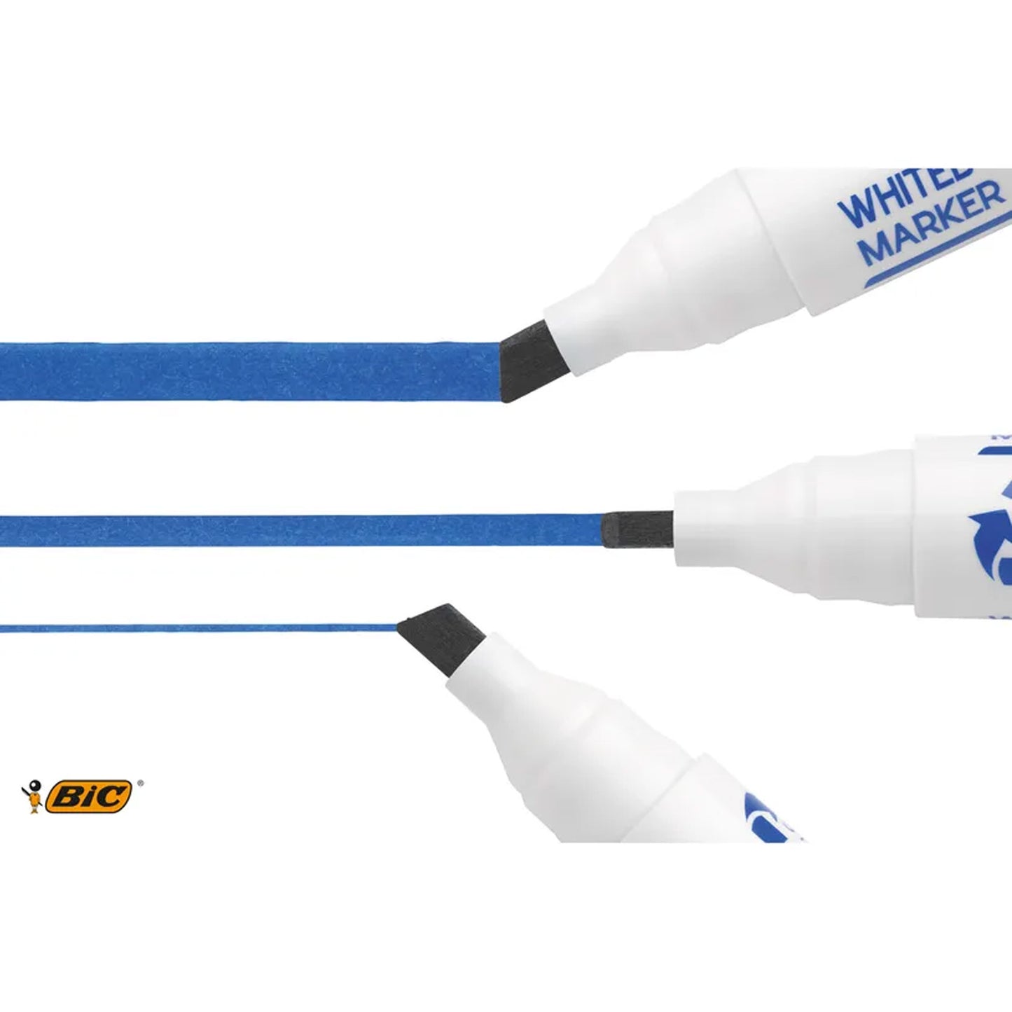 Marqueurs pour tableau blanc effaçables à sec BIC Velleda 1751 ECOlutions, pointe biseautée moyenne - Librairie Oxford City