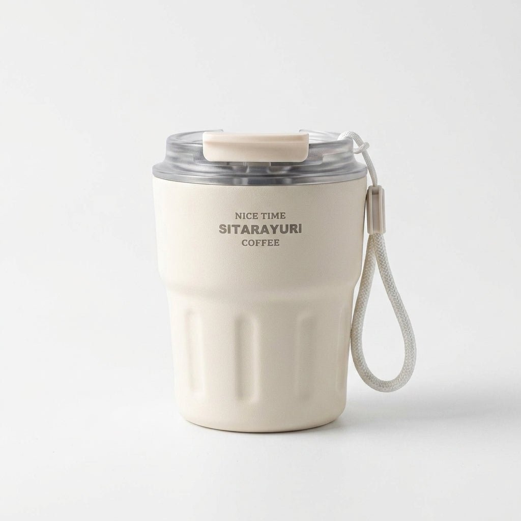 Tumbler Inox Sitarayuri Coffee – Tasse Isotherme à Emporter avec Dragonne | Oxford City - Librairie Oxford City