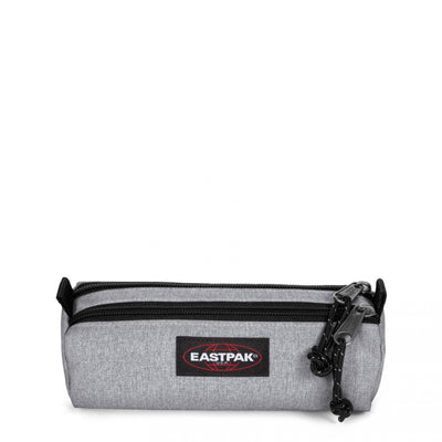 Trousse Eastpak Double Benchmark gris et noir, vue de face