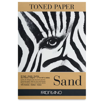 Bloc Fabriano Toned Paper – Sand – A4 – 50 feuilles – 120 g/m²