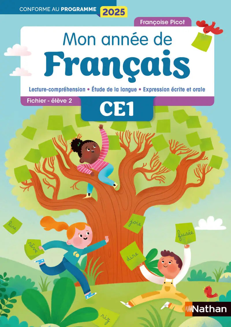 Nathan - Mon Année de Français CE1 - Fichier Élève 2 (Édition 2025)