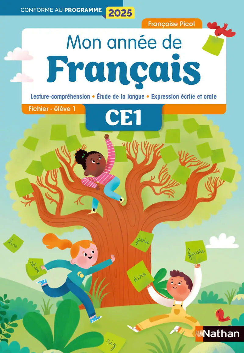 Nathan - Mon Année de Français CE1 - Fichiers Élève 1 & 2 - Édition 2025