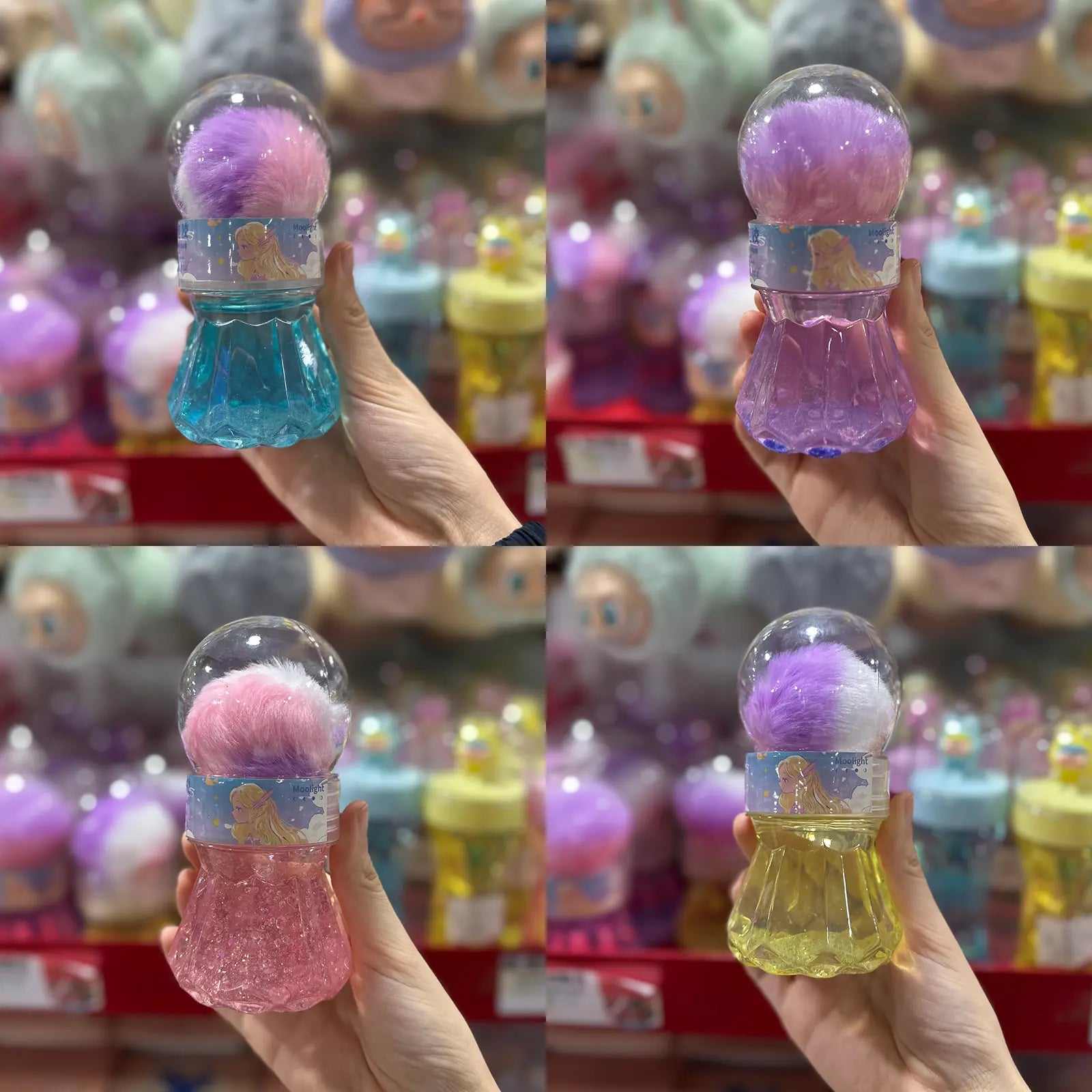 🧜‍♀️ Bouteille Slime Sirène ✨ – Pâte sensorielle avec pompon magique - Librairie Oxford City