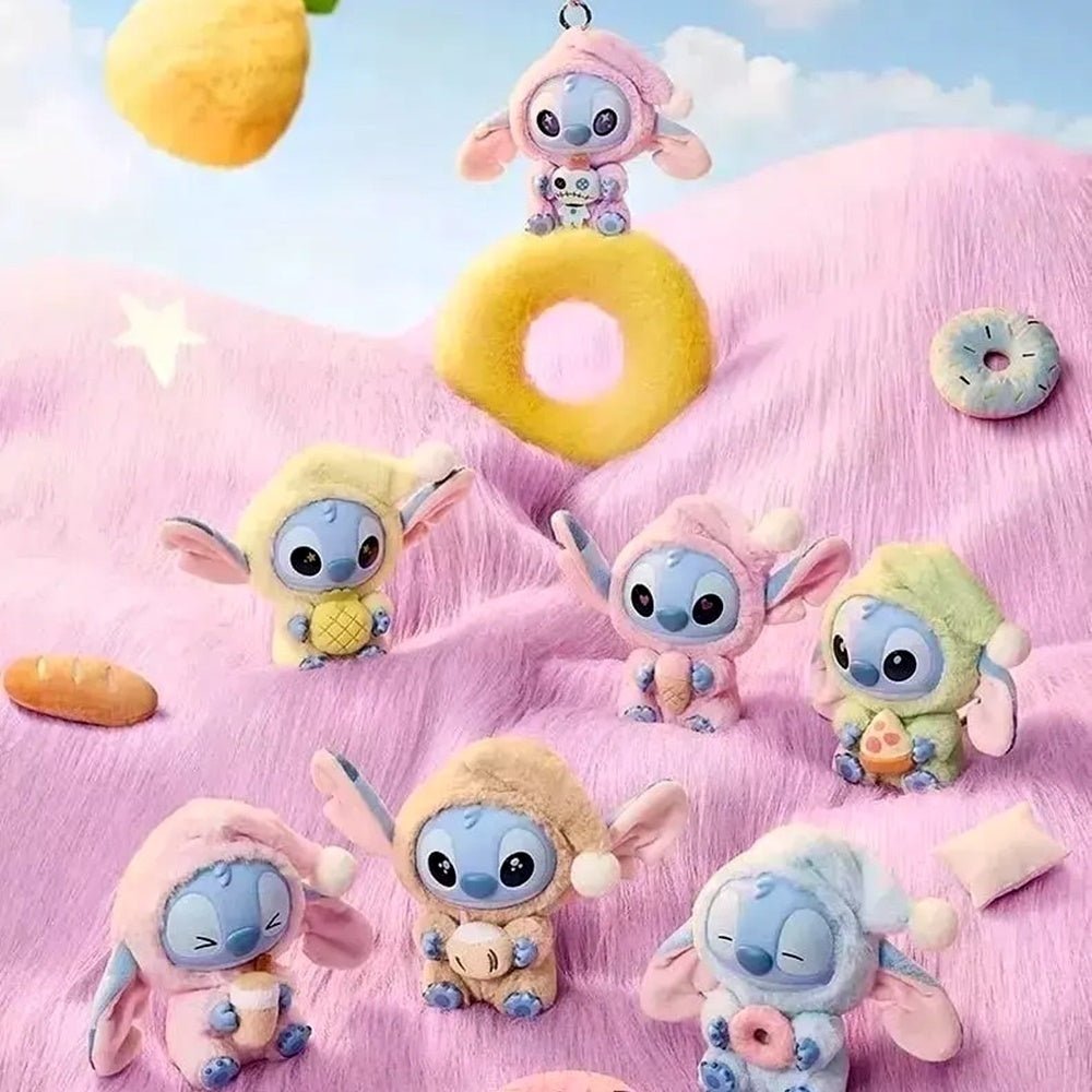 Stitch Mini Figurine Surprise Box – Collection “Eat Something Before Sleep” 🍍🍩 - Librairie Oxford City