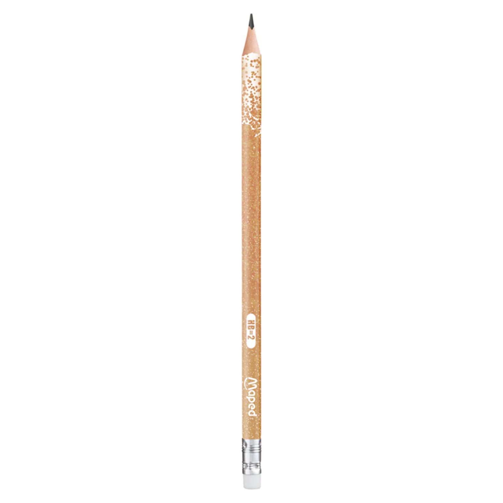 MAPED GRAPHITE PENCILS GLITTER DECO HB - Librairie Oxford City