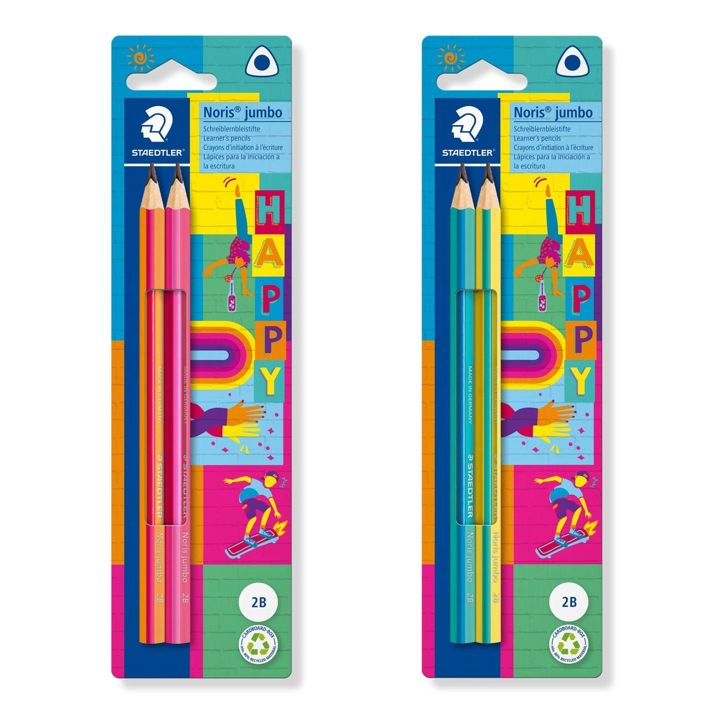 Staedtler Noris Jumbo 119 2B – Lot de 2 crayons - Librairie Oxford City