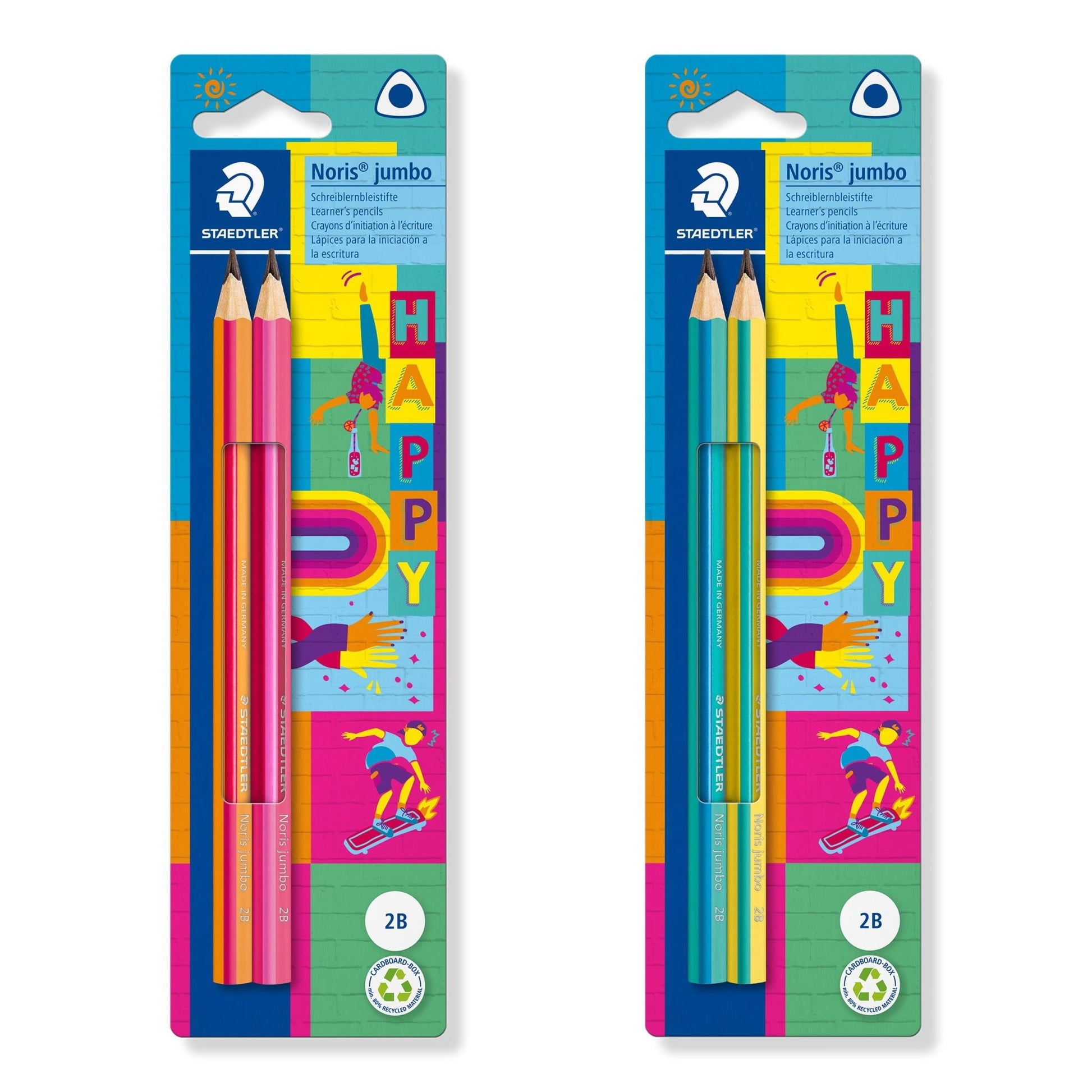 Staedtler Noris Jumbo 119 2B – Lot de 2 crayons - Librairie Oxford City