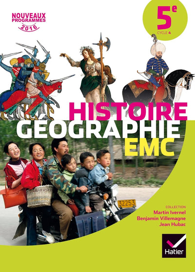 Histoire - Géographie EMC 5e - Manuel de l'élève - Nouveau programme 2016 Broché - Librairie Oxford City