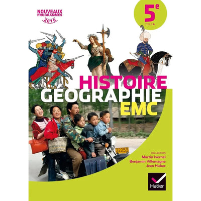 Histoire - Géographie EMC 5e - Manuel de l'élève - Nouveau programme 2016 Broché - Librairie Oxford City