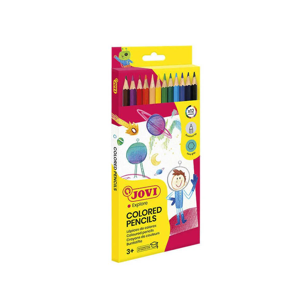 Jovi Crayons De Couleur 12 Pièces - Librairie Oxford City