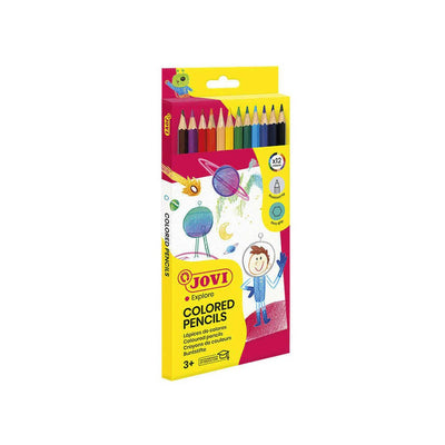 Jovi Crayons De Couleur 12 Pièces - Librairie Oxford City