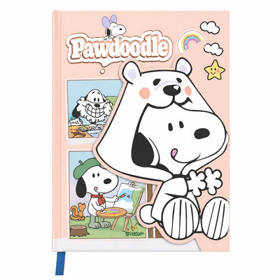 Notebook Snoopy à Couverture Rigide avec Ruban Marque-Page - Librairie Oxford City