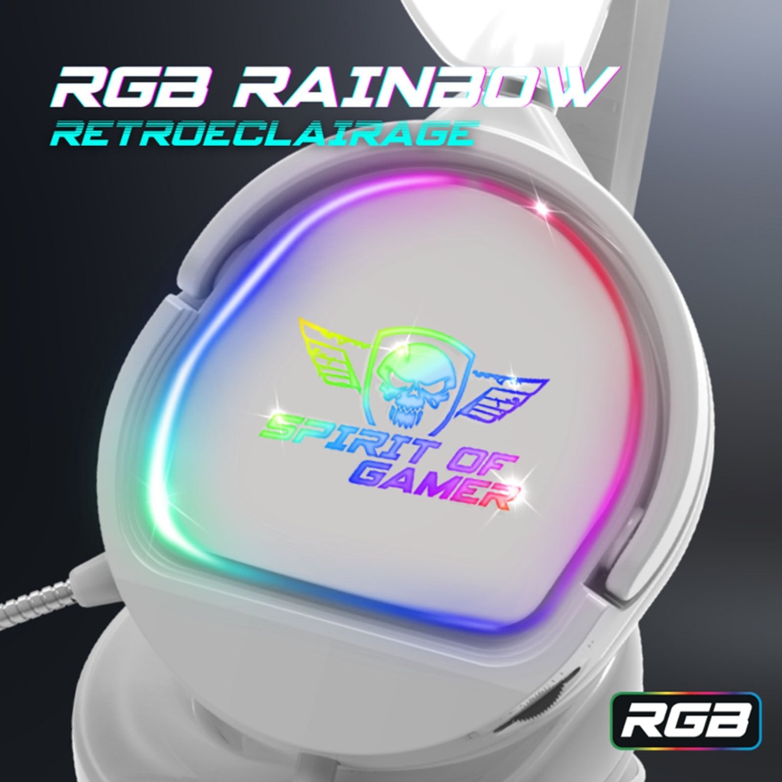 Casque Gaming Pro - H6 RGB - Librairie Oxford City