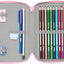 Trousse Plate Munich 28 Pièces — Bleu & Rose