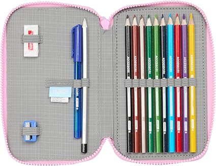 Trousse Plate Munich 28 Pièces — Bleu & Rose