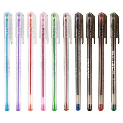 POCHETTE DE 10 STYLOS A BILLE 0.7MM MY - TECH PENSAN - Librairie Oxford City