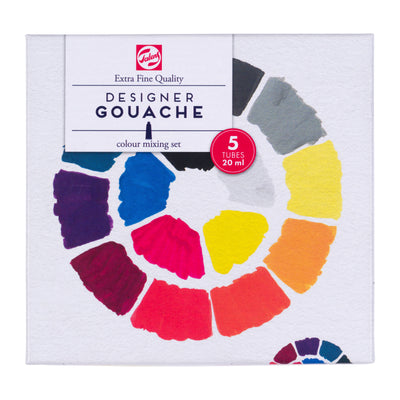 Set de Gouache Extra - Fine – Talens – 5 Tubes de 20 ml – Colour Mixing Set - Librairie Oxford City