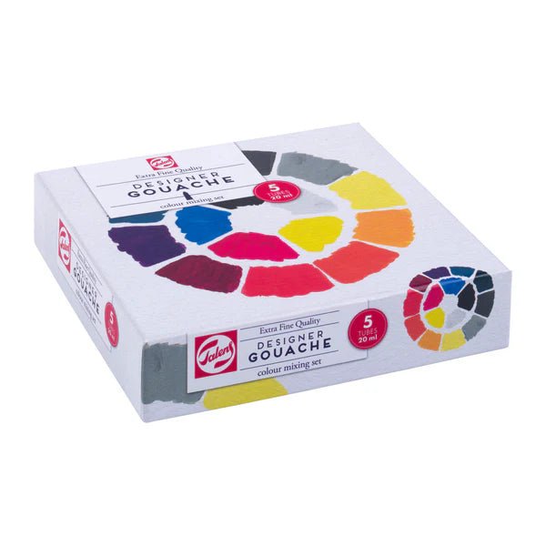 Set de Gouache Extra - Fine – Talens – 5 Tubes de 20 ml – Colour Mixing Set - Librairie Oxford City