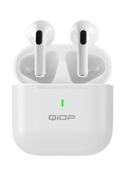 Écouteurs Sans Fil QiOP BUDS T1 Blanc - Librairie Oxford City