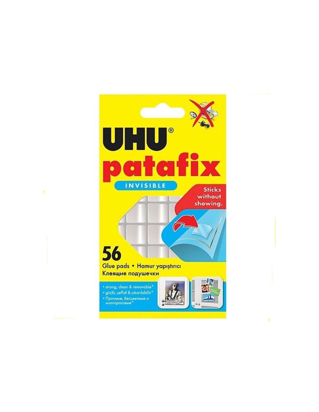 UHU Patafix - Set de 56 Pastilles Adhésives Transparentes - Librairie Oxford City