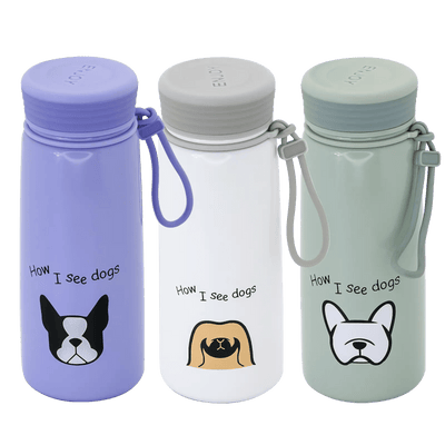 Gourde “How I See Dogs” 400 ml — Hermétique & Recyclable - Librairie Oxford City