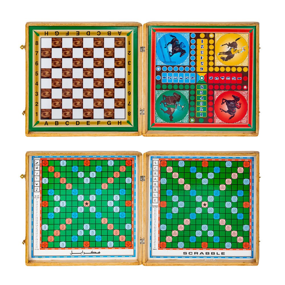 Coffret 5 Jeux en Bois Multi - Game - Librairie Oxford City