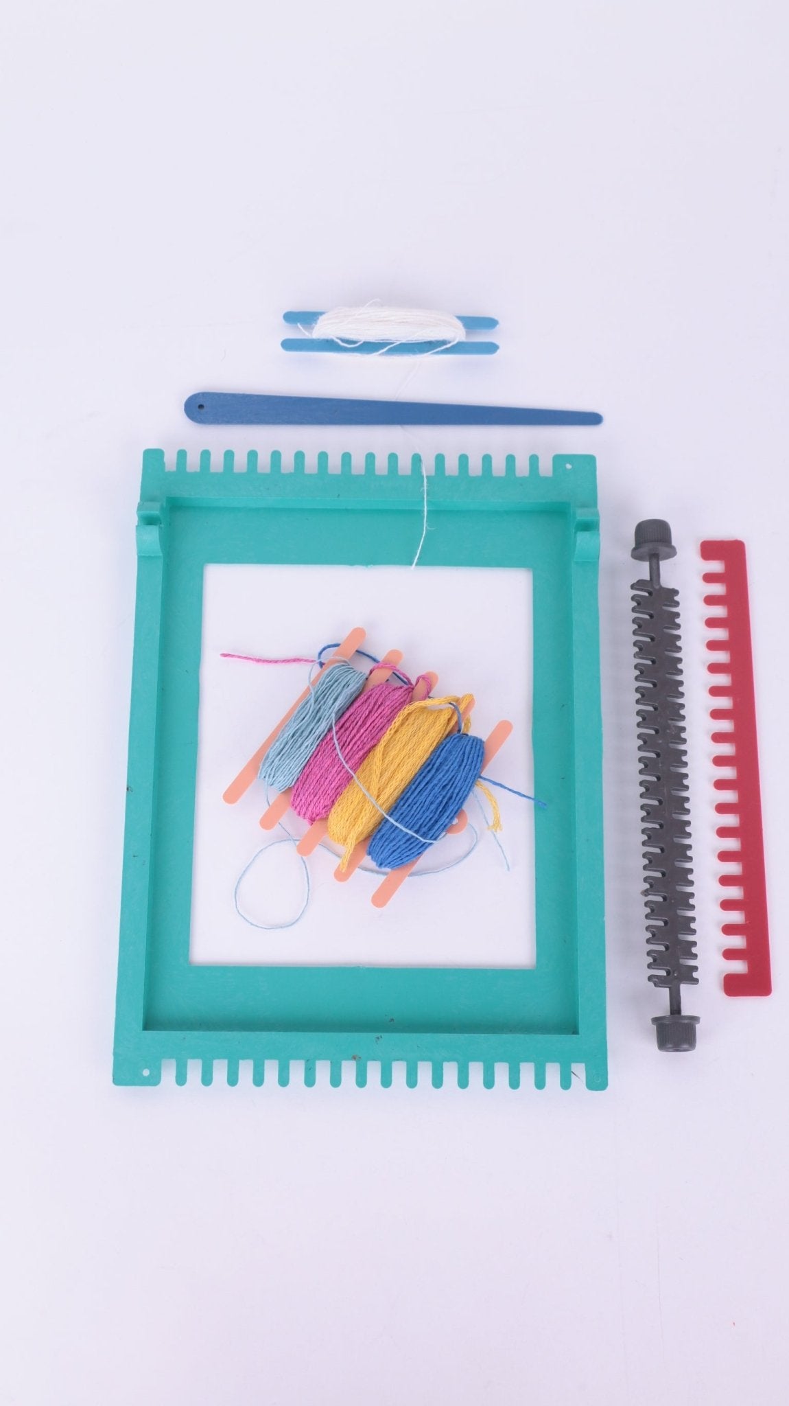 Kit de Tissage Le Coq Mensej — Métier à Tisser Enfant avec Fils Colorés - Librairie Oxford City