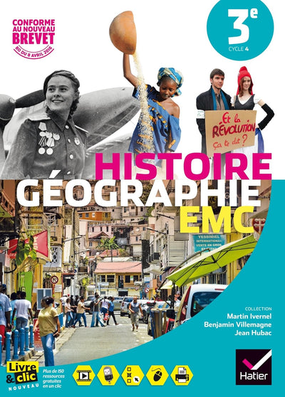 Histoire - Géographie Enseignement Moral et Civique 3e éd. 2016 - Manuel de l'élève - Librairie Oxford City