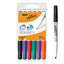 BIC VELLEDA 1741 - Pack de 6 marqueurs effaçables - pointe ogive - couleurs assorties - Librairie Oxford City