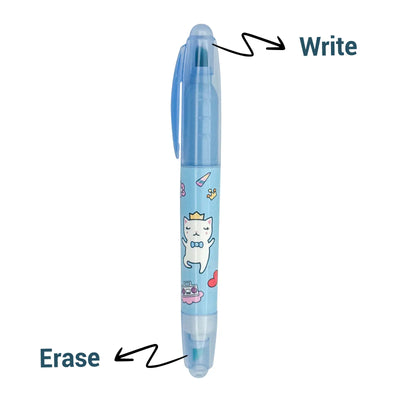 MAPED ✨ Fluo Peps 2-en-1 Licorne 🐱 Chat – Surligneur & Effaceur Magique 🌈💫