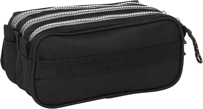 Trousse Safta Batman 3 Compartiments — Noir & Vert