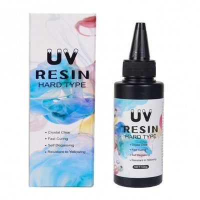 Résine UV Hard Type 100g — Crystal Clear, Anti-Jaunissement - Librairie Oxford City