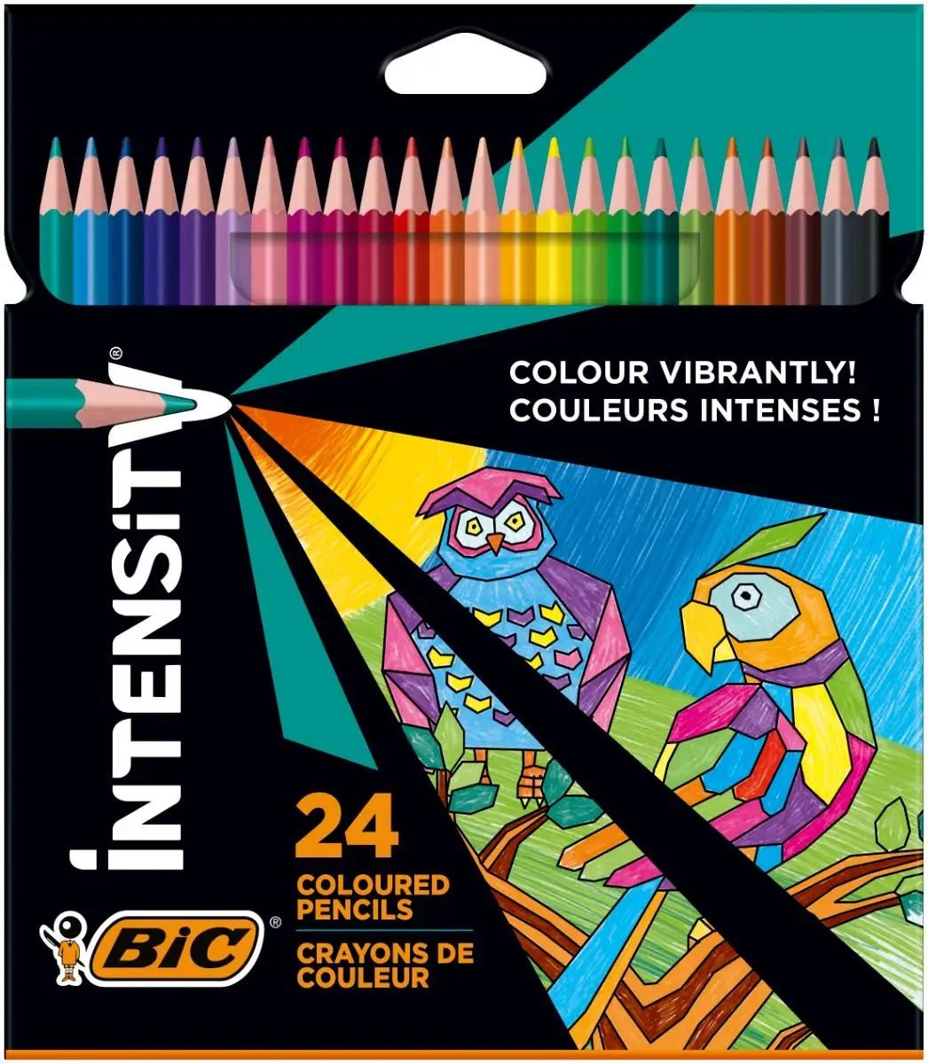 BIC Intensity Crayons de Couleur Triangulaires - Librairie Oxford City